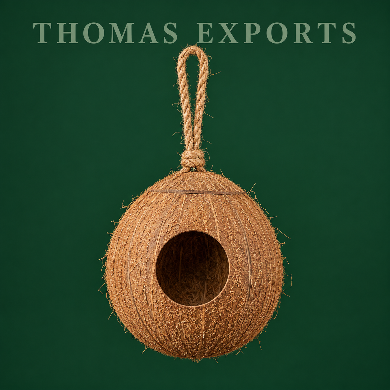 Coconut Shell Bird Houses
